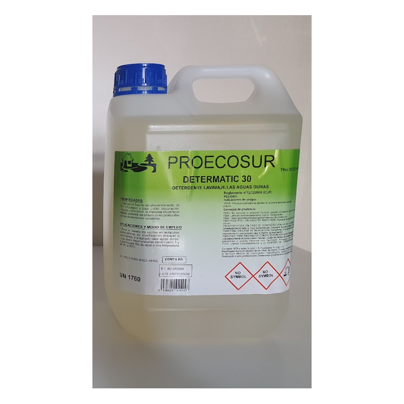 Detergente lavavajillas Determatic 30 Aguas Duras